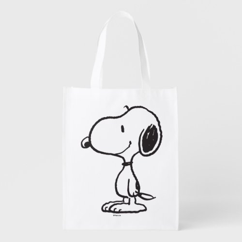 Snoopy Smile Giggle Laugh Grocery Bag