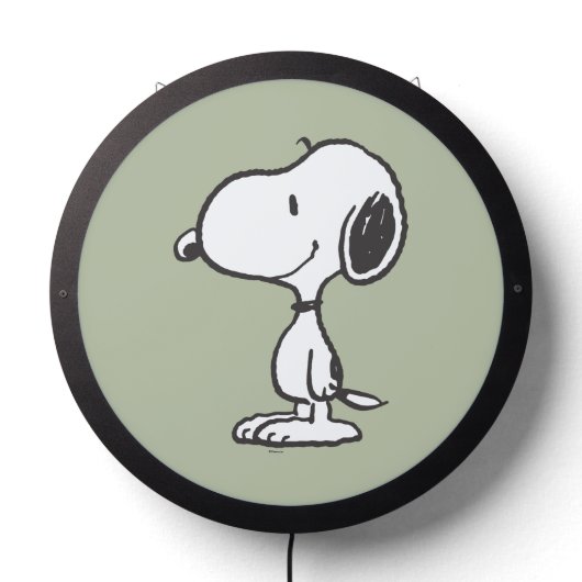 Snoopy Smile Giggle Laugh LED Sign (Lights Off)