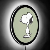Snoopy Smile Giggle Laugh LED Sign (Angle)