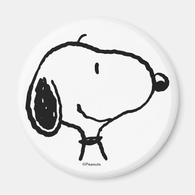 Snoopy Smile Giggle Laugh Magnet (Front)