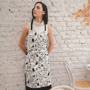 Snoopy Smile Giggle Laugh Pattern Apron