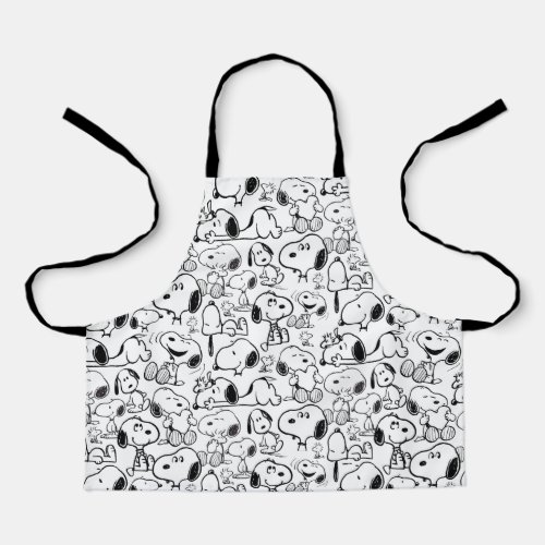 Snoopy Smile Giggle Laugh Pattern Apron