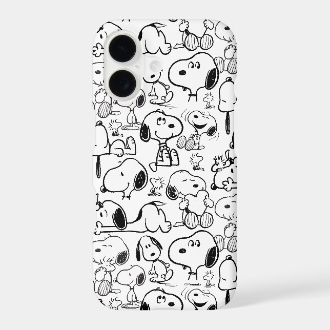 Snoopy Smile Giggle Laugh Pattern Case-Mate iPhone Case (Back)