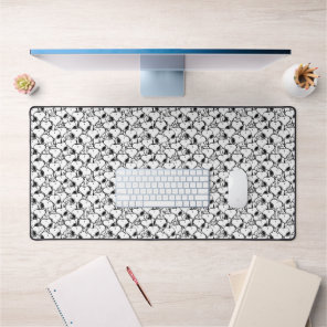 Snoopy Smile Giggle Laugh Pattern Desk Mat