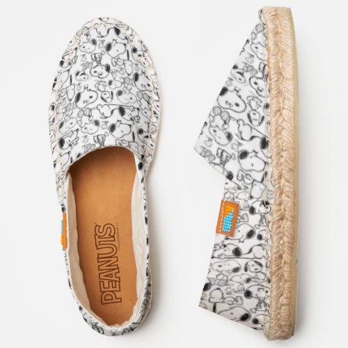 Snoopy Smile Giggle Laugh Pattern Espadrilles
