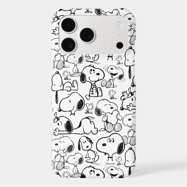 Snoopy Smile Giggle Laugh Pattern Iphone Case (Back)