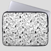 Snoopy Smile Giggle Laugh Pattern Laptop Sleeve
