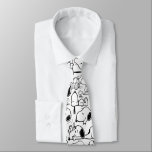 Snoopy Smile Giggle Laugh Pattern Neck Tie<br><div class="desc">Add a playful touch to your outfit with this necktie featuring Snoopy and the cheerful phrases "Smile,  Giggle,  Laugh" in a fun pattern. Perfect for Peanuts fans,  this tie brings a whimsical and lighthearted vibe to any occasion,  from casual gatherings to formal events.</div>