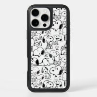 Snoopy Smile Giggle Laugh Pattern iPhone 16 Pro Max Case
