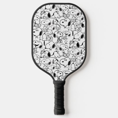 Snoopy Smile Giggle Laugh Pattern Pickleball Paddle