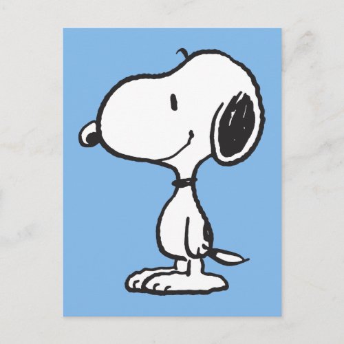 Snoopy Smile Giggle Laugh Pattern Postcard