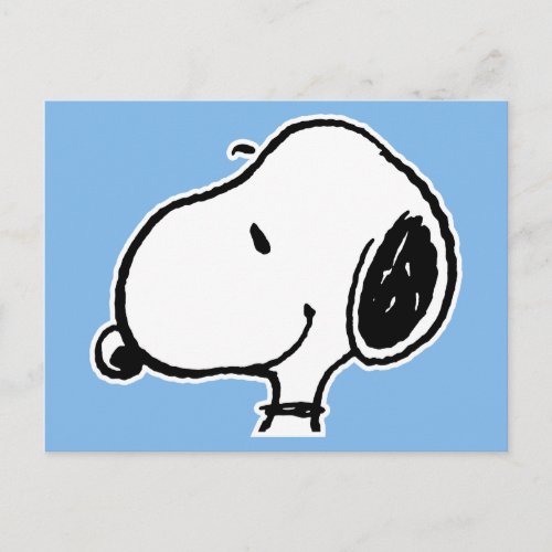 Snoopy Smile Giggle Laugh Pattern Postcard