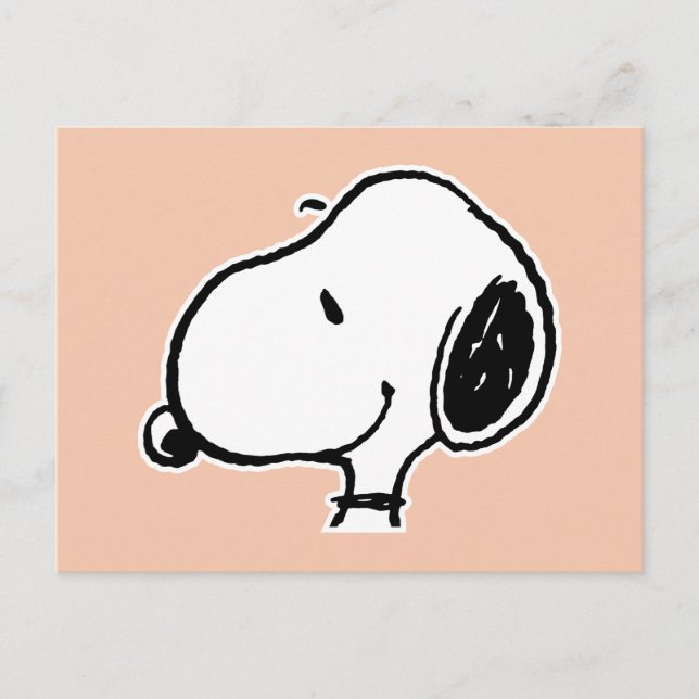 Snoopy Smile Giggle Laugh Pattern Postcard (Front)