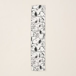 Snoopy Smile Giggle Laugh Pattern Scarf