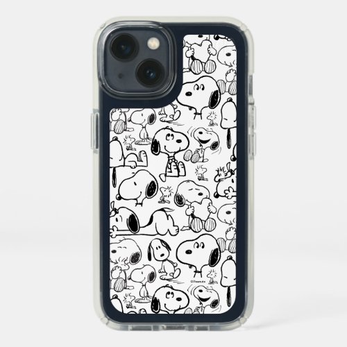 Snoopy Smile Giggle Laugh Pattern Speck iPhone 13 Case
