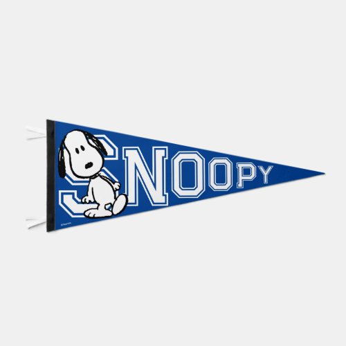 Snoopy Smile Giggle Laugh Pennant Flag