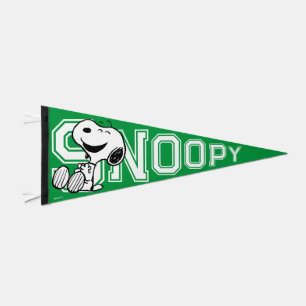 Snoopy Smile Giggle Laugh Pennant Flag
