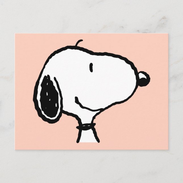 Snoopy Smile Giggle Laugh Postcard (Front)
