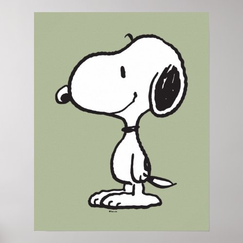 Snoopy Smile Giggle Laugh Poster