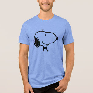 Snoopy Smile Giggle Laugh Tri-Blend Shirt