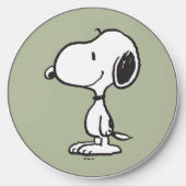 Snoopy Smile Giggle Laugh Wireless Charger (Front)