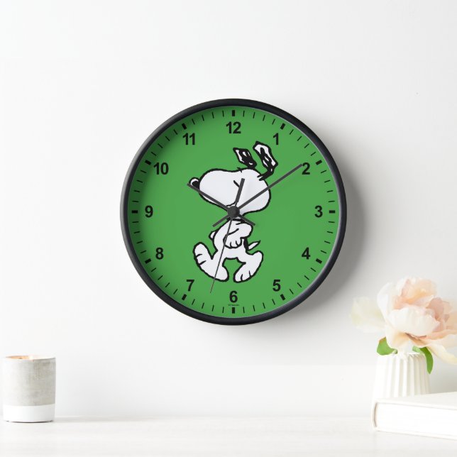 Snoopy So Sweet Flower Pattern Clock (Home)
