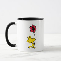 Snoopy So Sweet Flower Pattern Mug