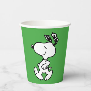 Snoopy So Sweet Flower Pattern Paper Cups