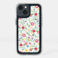 Snoopy So Sweet Flower Pattern Speck iPhone 13 Case