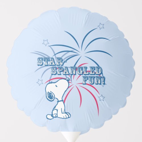 Snoopy Star Spangled Fun Balloon