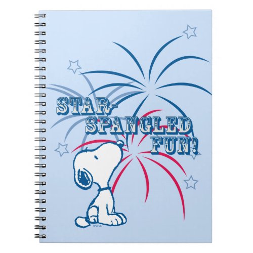 Snoopy Star Spangled Fun Notebook