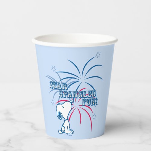 Snoopy Star Spangled Fun Paper Cups