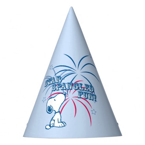 Snoopy Star Spangled Fun Party Hat
