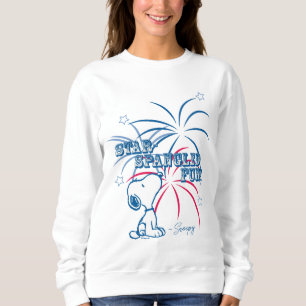 Snoopy Star Spangled Fun Sweatshirt