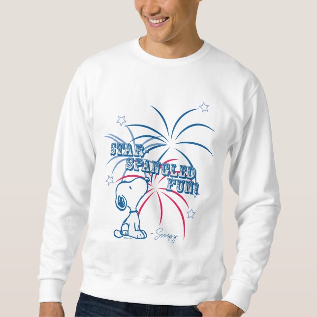 Snoopy Star Spangled Fun Sweatshirt (Front)