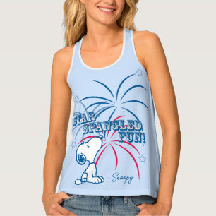 Snoopy Star Spangled Fun Tank Top