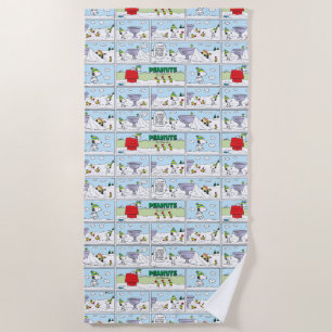 Snoopy & The Zamboni Crew Beach Towel