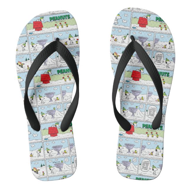 Snoopy & The Zamboni Crew Flip Flops (Footbed)