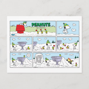 Snoopy & The Zamboni Crew Postcard