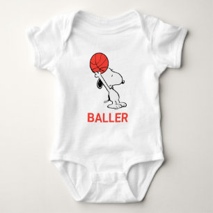 Snoopy Varsity Sports Baby Bodysuit