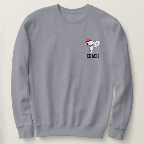 Snoopy Varsity Sports Football Sweatshirt