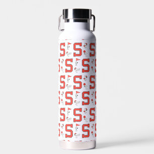 Snoopy Varsity Sports Pattern Water Bottle