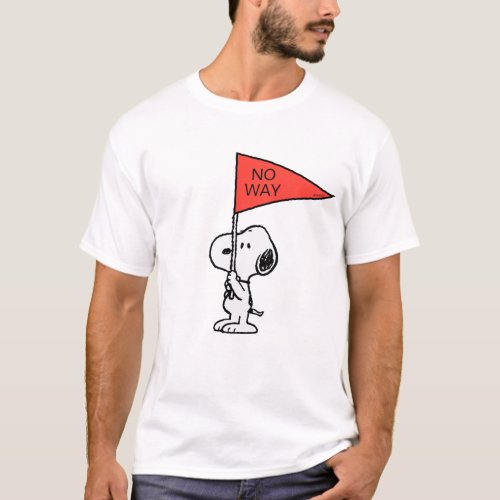 Snoopy Varsity Sports Super Fan T_Shirt