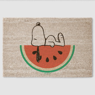 Snoopy Watermelon Dreams Fiber Doormat