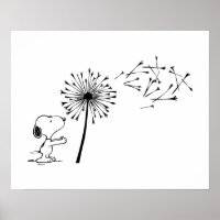 Snoopy With Dandelion