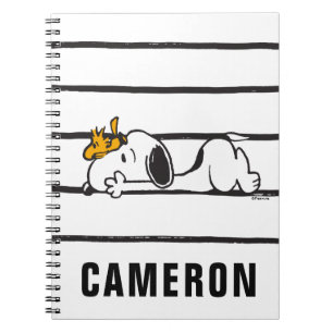 Snoopy & Woodstock   Add Your Name Notebook