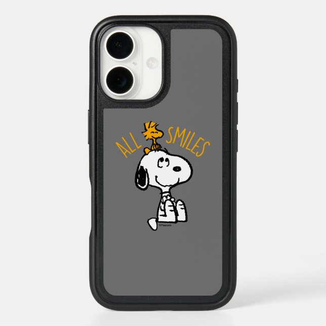 Snoopy & Woodstock - All Smiles Otterbox iPhone Case (Back)