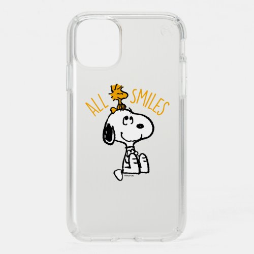 Snoopy  Woodstock _ All Smiles Speck iPhone 11 Case