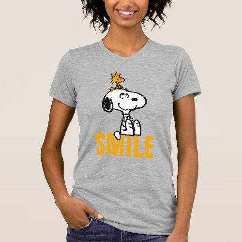 Snoopy  Woodstock _ All Smiles T_Shirt