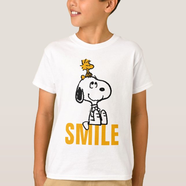 Snoopy & Woodstock - All Smiles T-Shirt (Front)